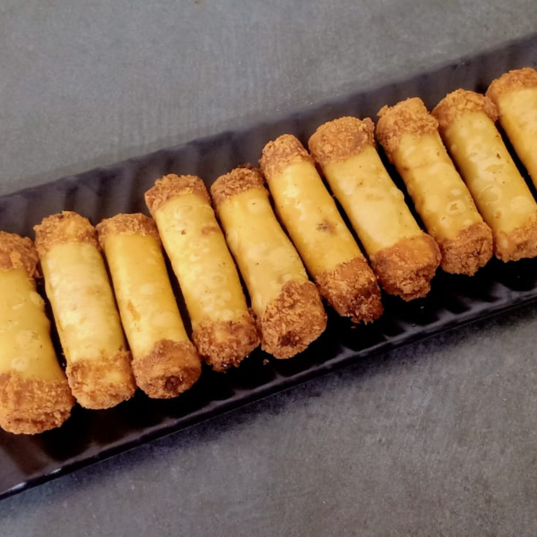 Veg Cheese Cigar Rolls, 12 Pcs | Ready to Cook