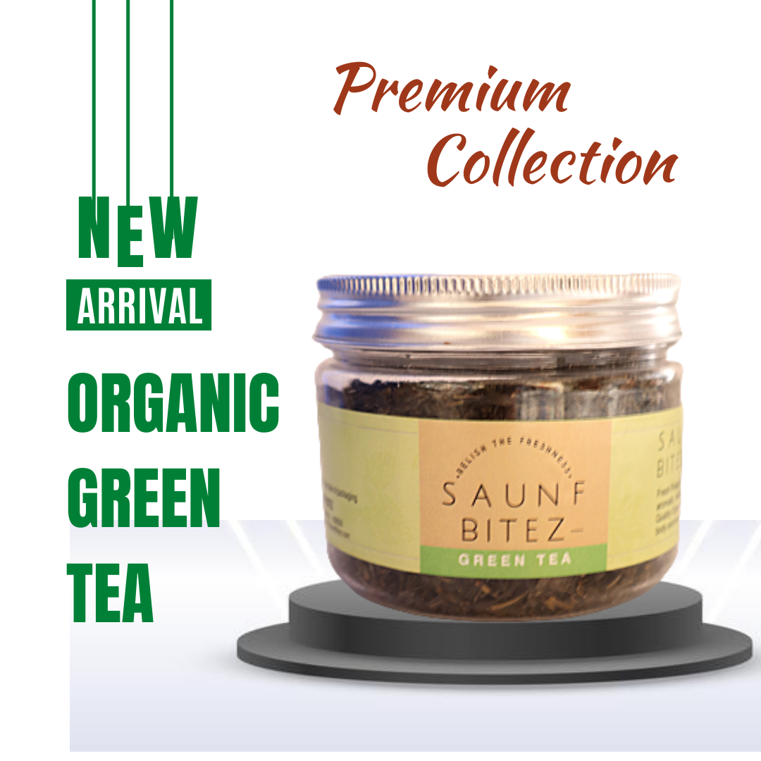 GREEN TEA LOOSE LEAF, 80GM - Premium Quality