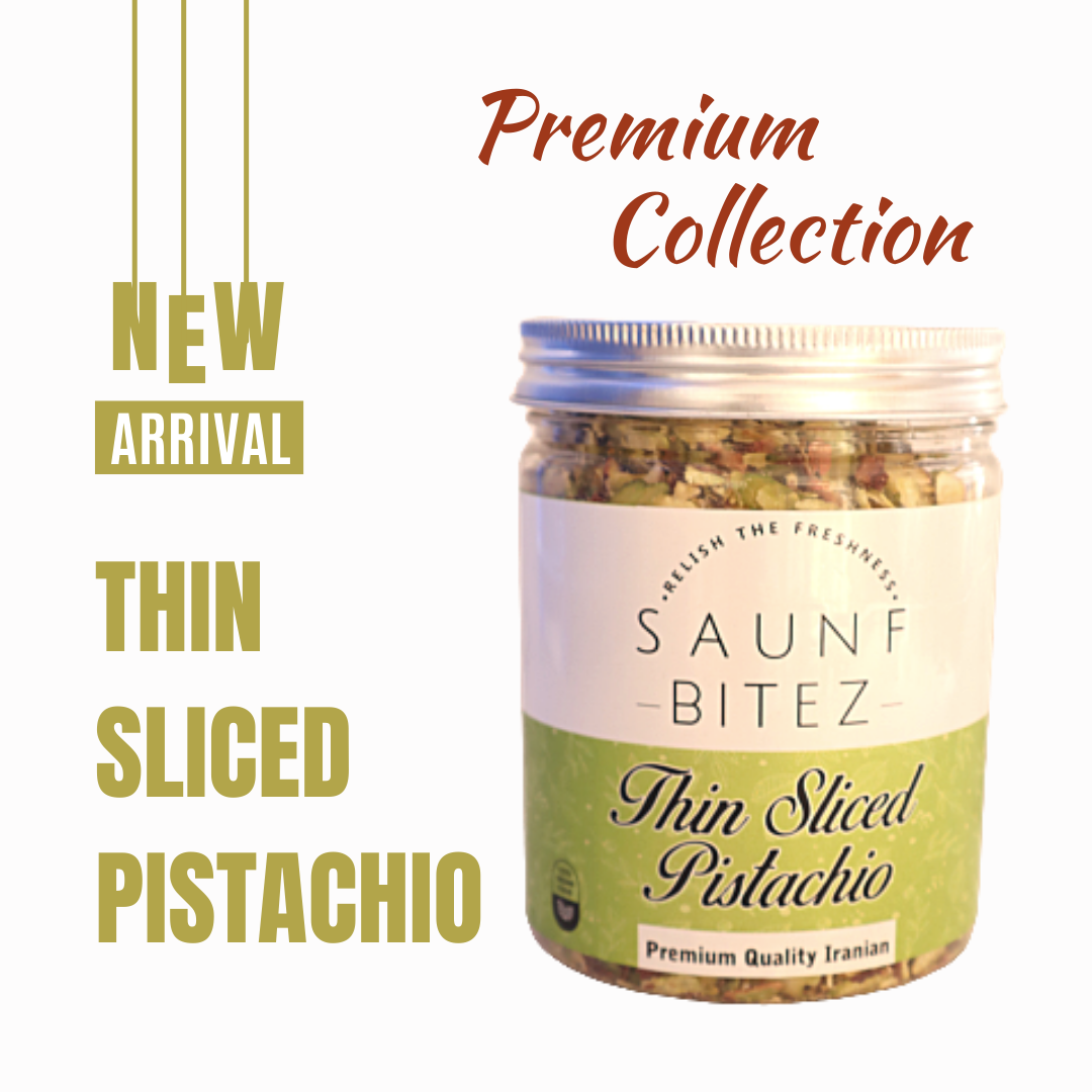THIN SLICED PISTACHIOS, 180GM - Premium Quality