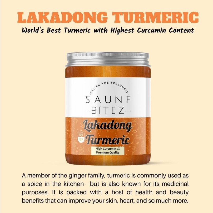 Lakadong Turmeric, 200gms - Premium Quality - Worlds Best Turmeric