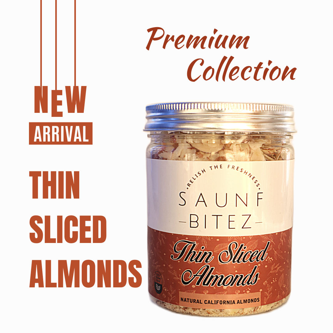 THIN SLICED ALMOND, 180GM - Premium Quality
