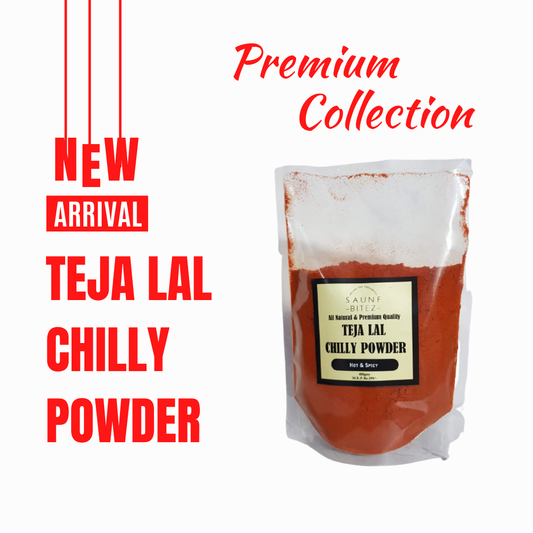 TEJA LAL CHILLI POWDER, 100GM - Premium Quality