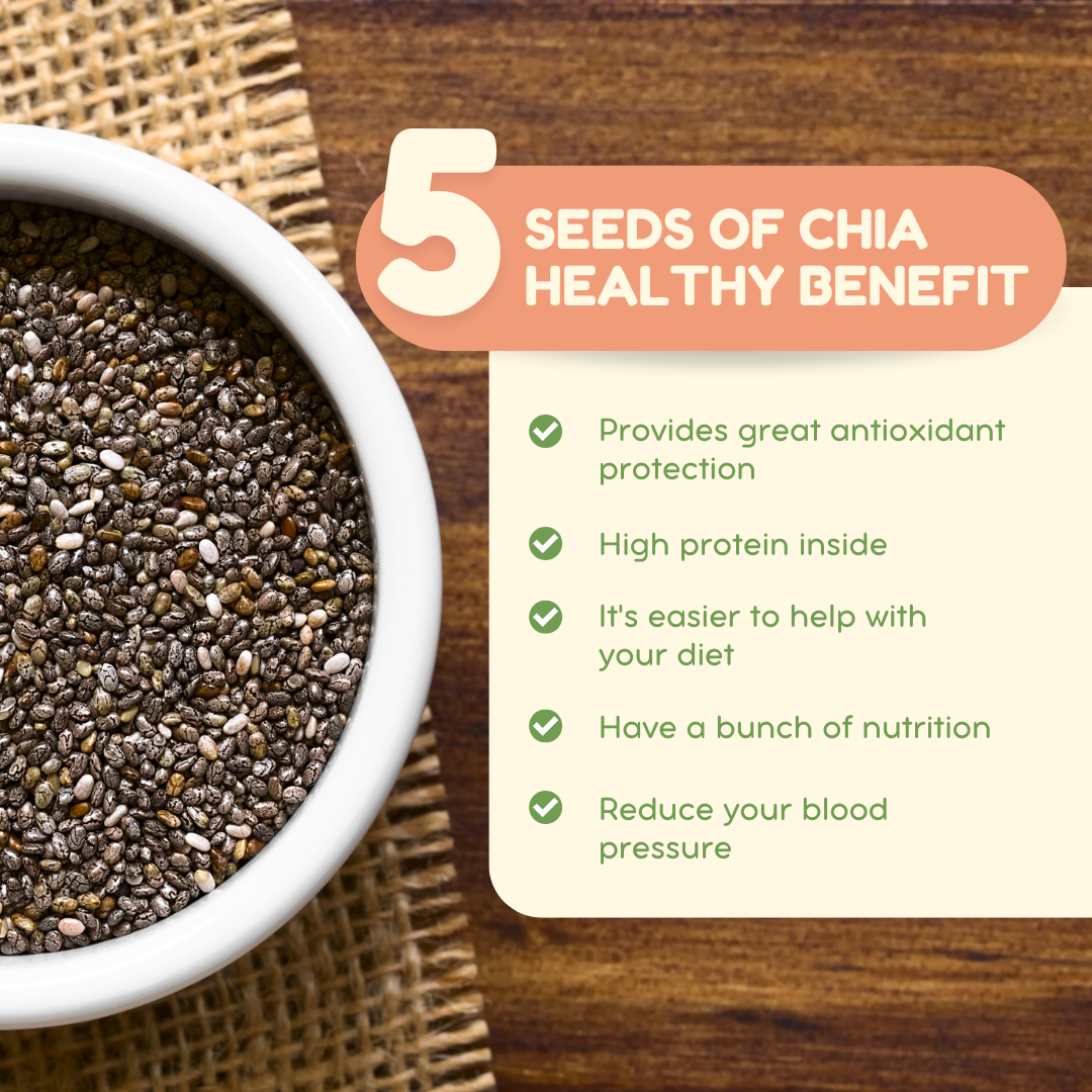 Chia Seeds, 200gms - Premium Quality