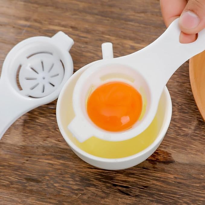 Multifunctional Manual Hand Egg Whisker, Milk Foam Stick & Egg White Separator 3 Adjustable Speeds with Foldable Handle for Blending, Whisking,Beating, Stirring, Baking Tool Multicolor