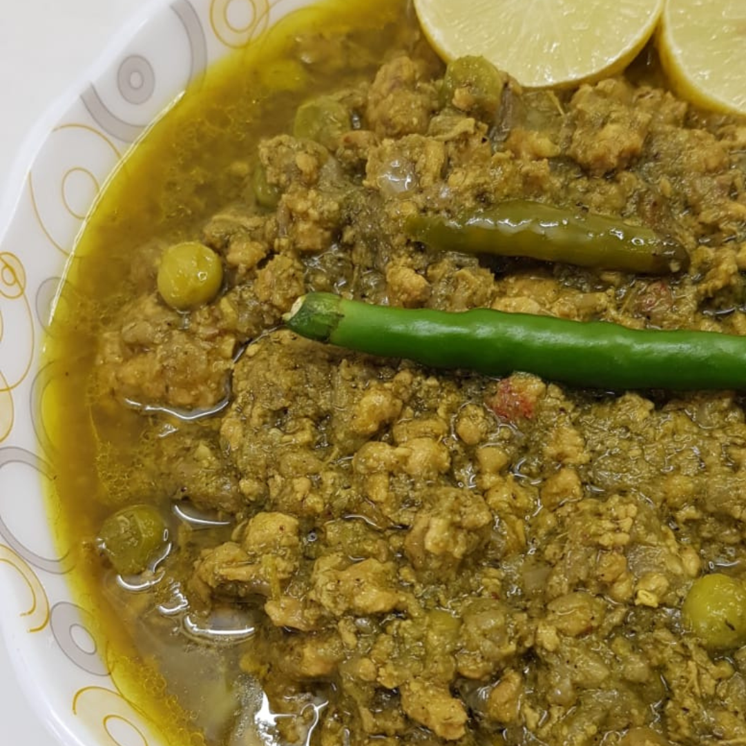 Chicken Green Kheema, 500gms | Heat & Eat