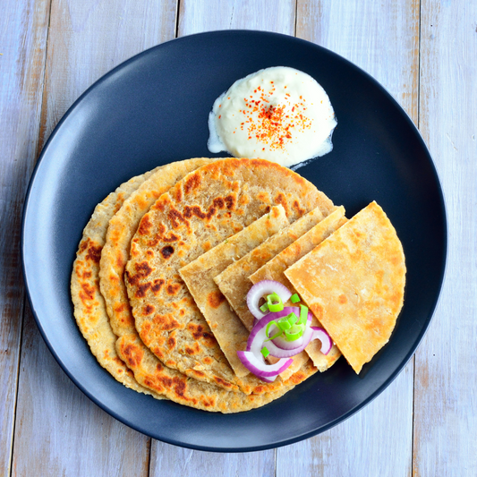 Plain Cheese Paratha, 5 Pcs | Ready to Cook